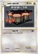 carte special