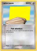 carton jaune
