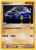 Subarue X