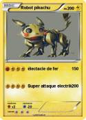 Robot pikachu