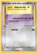 carte dans