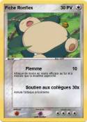 Fiche Ronflex