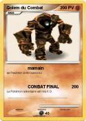 Golem du Combat Golem du Combat