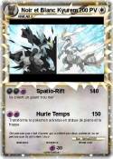 Noir et Blanc Kyurem Noir et Blanc