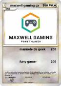 maxwell gaming