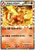 dragon enflamé