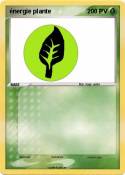 énergie plante