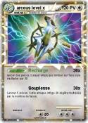 arceus level x
