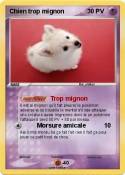 Chien trop