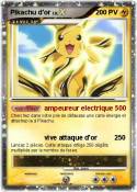 Pikachu d'or