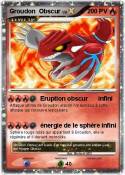 Groudon Obscur Groudon Obscur