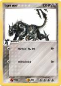 tigre noir