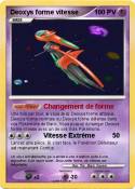 Deoxys forme vitesse Deoxys forme