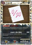 0 sur 20