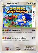 sonic et les 6