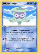 Morpheo neige