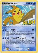 Pikachu Surfeur