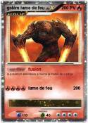 golém lame de feu golém lame de