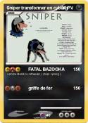 Sniper transformer en cyborg Sniper