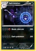 Dark mewtwo