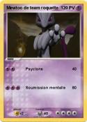 Mewtoo de team