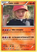 bébé clown