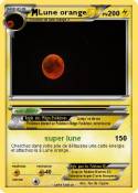 Lune orange Lune orange