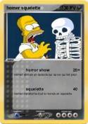 homer squelette
