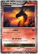 dragon de lave