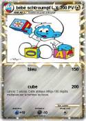 bébé schtroumpf L.X bébé