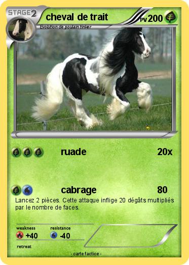 Pokemon cheval de trait