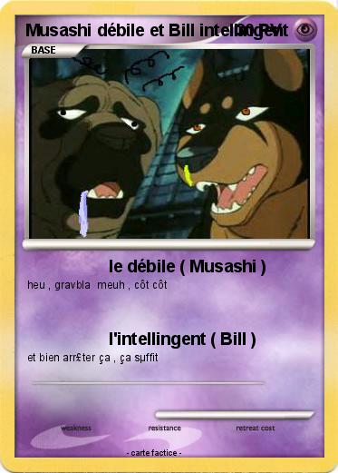 Pokemon Musashi débile et Bill intellingent
