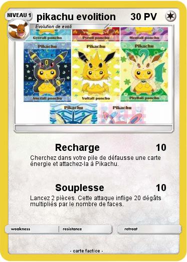 Pokemon pikachu evolition