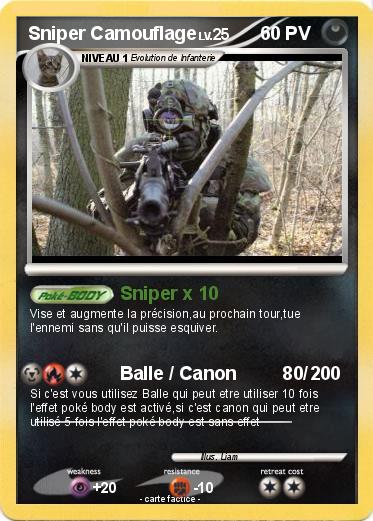 Pokemon Sniper Camouflage