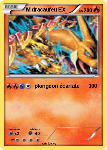 Pokemon M dracaufeu EX