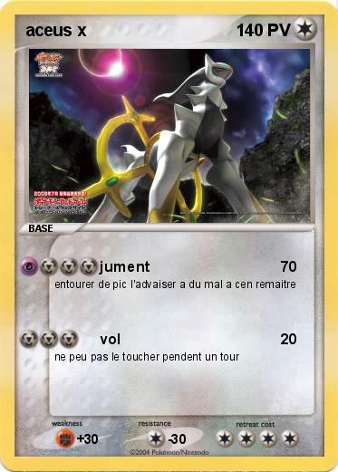 Pokemon aceus x