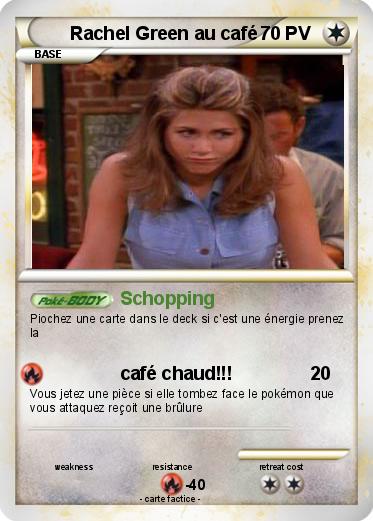 Pokemon Rachel Green au café