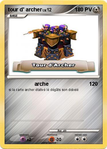 Pokemon tour d' archer