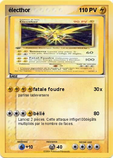 Pokemon électhor