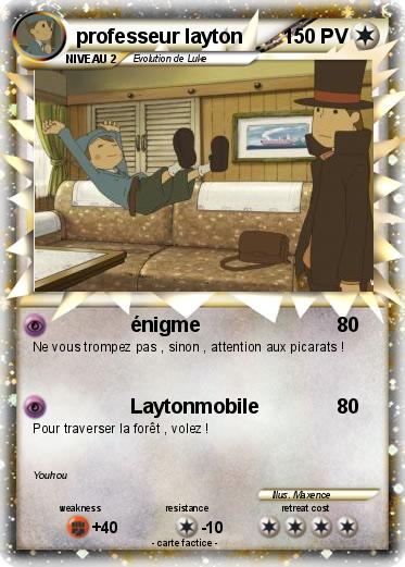 Pokemon professeur layton