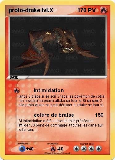 Pokemon proto-drake lvl.X               1