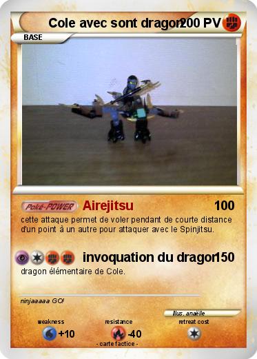 Pokemon Cole avec sont dragon