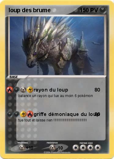 Pokemon loup des brume