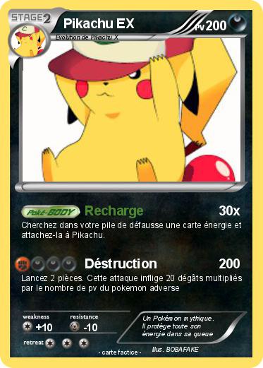 Pokemon Pikachu EX