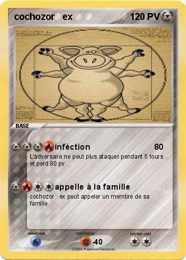 Pokemon cochozor   ex