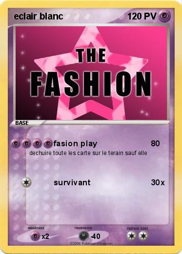 Pokemon eclair blanc