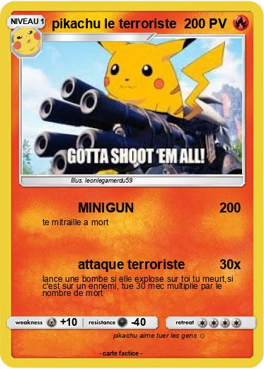 Pokemon pikachu le terroriste