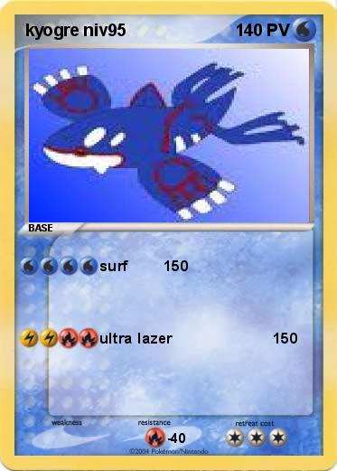 Pokemon kyogre niv95