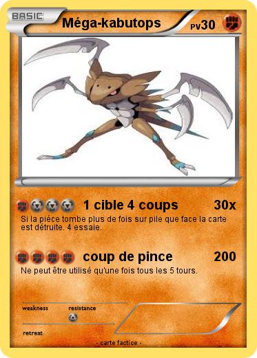 Pokemon Méga-kabutops