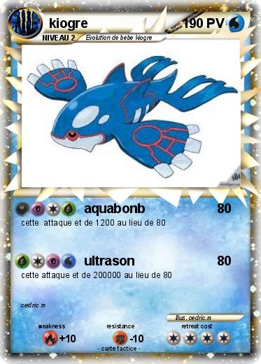 Pokemon kiogre